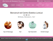 Tablet Screenshot of centrolorelei.it